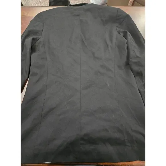 Vintage Chloe Wool Black Women's Blazer Jacket Size T36 Made in France Size 8 - Picture 9 of 10